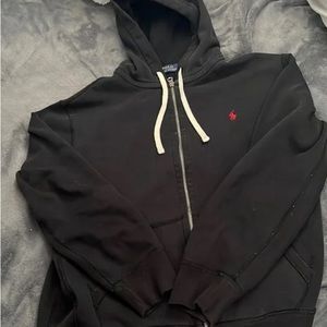 Ralph Lauren polo black zip up